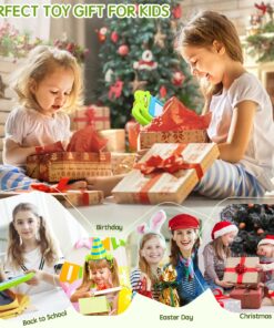 AiTuiTui Magnetic Drawing Board Mini Travel Doodle, Erasable Writing Sketch Colorful Pad Area Educational Learning Toy for Kid/Toddlers/Babies with 3 Stamps and 1 Pen (Green) Green 28 81LBle6S4L