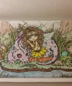 Mermaids, Fairies, & Other Girls of Whimsy Coloring Book: 50 Fan Favs 69 81LCiueYM6L