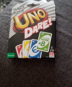 Mattel Games UNO Dare Card Game for Family Night Featuring Challenging and Silly Dares from 3 Different Categories 25 81LDCdTRLdL