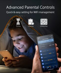 ASUS ROG Rapture WiFi 6 Wireless Gaming Router (GT-AX11000) - Tri-Band 10 Gigabit, 1.8GHz Quad-Core CPU, WTFast, 2.5G Port, AiMesh Compatible, Included Lifetime Internet Security, AURA RGB AX11000 | WiFi 6 | 2.5G Port 36 81LEHU1qclL