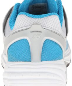 New Balance Women's W3040 Optimum Control Running Shoe 9.5 Wide Silver/Blue 10 81LG yDgX L