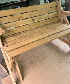 Best Choice Products 2-in-1 Transforming Interchangeable Outdoor Wooden Picnic Table Garden Bench for Backyard, Porch, Patio, Deck w/Umbrella Hole - Natural 49 81LGmIVJ7ML