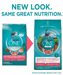 Purina ONE High Protein, Natural Dry Kitten Food, +Plus Healthy Kitten Formula - 16 lb. Bag Dry Food Chicken 16.00 Pound (Pack of 1) 23 81LH6clS0hS
