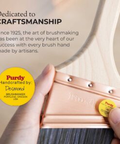Purdy 144380520 XL Elite Series Sprig Flat trim Paint Brush, 2 inch One Size Brown 10 81LIyApFcRL