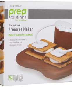 Progressive Prep Solutions Microwave S'mores Maker, Brown/White 26 81LJO9ldRUL
