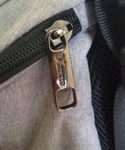 Mancro Diaper Bag Backpack, Large Multifunction Waterproof Travel Baby Changing Bag for Dad Mom with 4 Insulated Pockets and Stroller Straps, Maternity Baby Bag for Boys Girls, Grey Austere Grey 71 81LJUoA3xsL