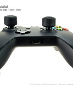 AceShot Thumb Grips (8pc) for Xbox One (Series X, S) & Steamdeck by Foamy Lizard – Sweat Free 100% Silicone Precision Raised Antislip Rubber Analog Stick Grips for Xbox One Controller (8 Grips) Black 8 Thumb Grips 20 81LK7kx63DL
