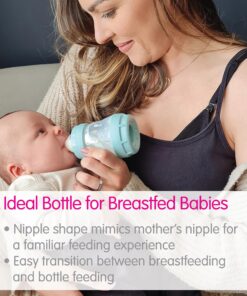 MAM Easy Start Anti Colic 5 oz Baby Bottle, Easy Switch Between Breast and Bottle, Reduces Air Bubbles, 2 Pack, Newborn, Girl 2 Count (Pack of 1) 19 81LKFSj9IBL