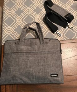 Qishare Laptop Case Laptop Shoulder Bag 11.6-12" Gray Lines 140 81LL6o2QRYL