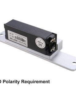 Alternative view of UHPPOTE Electric Strike Door Lock Fail-Secure for Access Control System Deadlatches or Cylindrical Locksets Fail Secure
