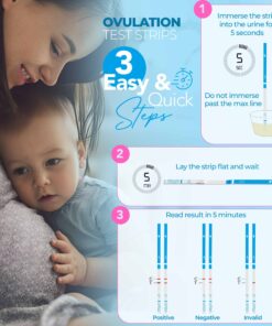 Clinical Guard 40 Ovulation Test Strips and 10 Early Pregnancy Test Strips Combo Rapid HCG Test Fertility Ovulation Predictor Kit 50 Count (Pack of 1) 38 81LONN0UdwL