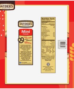 Snyder's of Hanover, Mini Pretzels, Individual Packs, 48 Ct Minis 48 Count 22 81LOpKQ GNL