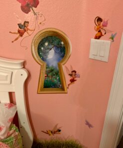 RoomMates RMK1493SCS Disney Fairies Peel and Stick Wall Decals 33 81LRXCjYqL