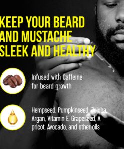 Delta Genesis Beard Flux XL (1 fl oz / 30 ml) | Mustache and Beard Growth Stimulating Oil | Facial Hair Growth Product for Men | Soothing Formulation with Argan, Caffeine, and Jojoba 30 81LSKraqS1L