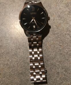 cofuo Mens Stainless Steel Analog Watch, Mens Luxury Wrist Dress Waterproof Watches, Quartz Classic Work Business Casual Watch with Roman Numeral Black 39 81LTkmNTvXL