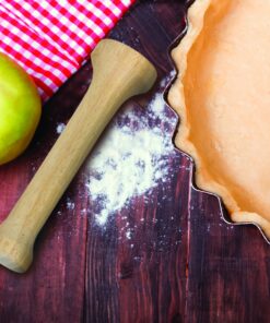 Alternative view of Mrs. Anderson’s Baking Dual-Sided Pastry Dough Tart Tamper, Hardwood, 6-Inches