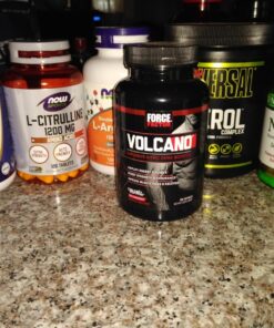 Force Factor Volcano Pre Workout Nitric Oxide Booster Supplement for Men with Creatine and L-Citrulline to Boost and Energy, Help Build Muscle, Better Pump and Workout, 120 Capsules 30 81LUqasl6L