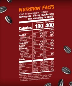 Alternative view of BIGS Sizzlin' Bacon Sunflower Seeds, Keto Friendly Snack,5.35-oz. Bag (Pack of 12)