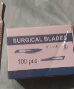 100 Scalpel Blades #22 with Free Handle 18 81LYaMsfyAL