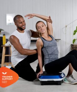 LifePro 3D Vibration Plate Exercise Machine - Dual Motor Oscillation, Pulsation 3D Motion Vibration Platform - Full Whole Body Vibration Machine for Home Fitness Blue 19 81LZSIYGveL