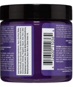 Alternative view of MANIC PANIC Electric Amethyst Purple Hair Dye - Classic High Voltage - Semi Permanent Bright Purple Hair Color With Violet And Blue Undertones - Vegan, PPD & Ammonia Free (4oz) 4 Fl Oz (Pack of 1)