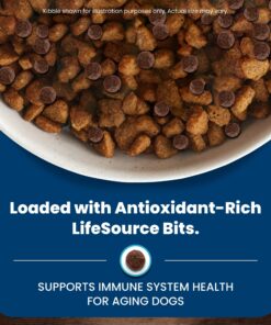 Blue Buffalo Dog Food for Senior Dogs, Life Protection Formula, Natural Chicken & Brown Rice Flavor, Senior Dry Dog Food, 30 lb Bag 30.00 Pound (Pack of 1) 27 81LcHmapzvL