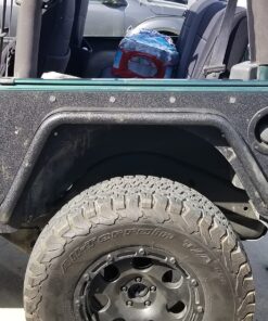 Smittybilt XRC Rear Bolt-on Flares for TJ - 76875, Textured Black 48 81LdDWIILL