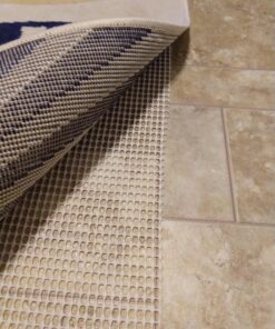 The Original Gorilla Grip Extra Strong Rug Pad Gripper, 5x7 FT, Grips Keep Area Rugs in Place, Thick Slip and Skid Resistant Pads for Hard Floors Under Carpet Mat Cushion and Hardwood Floor Protection 5' x 7' 42 81LePHjyuwL