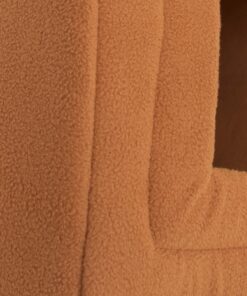Cat House - Indoor Cat Bed with Removable Foam Cushion - Pet Tent for Kittens, Rabbits, Guinea Pigs, and Other Small Animals by PETMAKER (Brown) Light Brown 28 81LjKEh46L