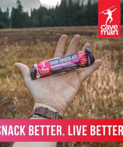 Caveman Nutrition Bars, Dark Chocolate, Cherry Nut, 12 Count, 16.9 Ounce, Friendly Paleo Bars, Excellent Value 12 Count (Pack of 1) 9 81LjwFHuM0L