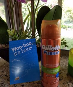 Gillette Fusion5 Ultra Sensitive Shave Gel, 7oz (Pack of 6) 6ct Shave Gel 33 81Lk3dr8RL