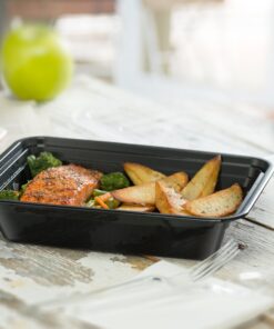 Ez Prepa [15 Pack 28oz Single Compartment Meal Prep Containers with Lids - Food Storage Containers Bento Box, Lunch Containers, Microwavable, Freezer, and Dishwasher Safe, Food Containers 13 81Lk6P0H L