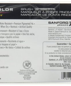 Alternative view of Prismacolor 1736674 Premier Illustration Brush Tip Art Markers, Assorted Colors, 8-Count Standard Packaging