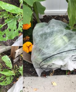 Harvest Guard Freeze Protection Plant Cover, Floating Frost Blanket for Outdoor Plants and Lawn Seed Germination, Reusable Garden Fabric Plant Cover Warmer for Harsh Weather (5' x 25') 5'x25' 9 81Ll3kLQtL