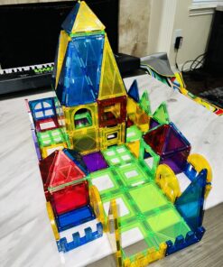 Magnetic Blocks - Magnetic Toys for Toddlers Kids Magnetic Building Blocks Preschool Magnet Set Magnetic Stem Toys 70 Pieces 43 81Ll5FftOrL