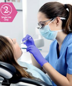 MedPride Powder-Free Nitrile Exam Gloves, Iris Blue, Medium, Box/100 Medium (Pack of 100) 35 81LnQVItRS