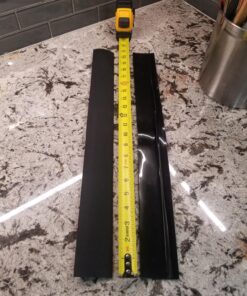 Capparis Kitchen Silicone Stove Counter Gap Cover, Easy Clean Heat Resistant Wide & Long Gap Filler, Seals Spills Between Counter, Stovetop, Oven, Washer & Dryer, Set of 2 (21 Inches, Black) 21 Inches 70 81LoGrEowvL