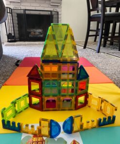 Magnetic Blocks - Magnetic Toys for Toddlers Kids Magnetic Building Blocks Preschool Magnet Set Magnetic Stem Toys 70 Pieces 41 81LpXBZXMfL