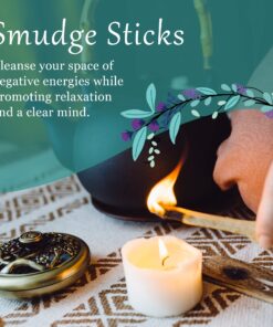 Alternative Imagination Palo Santo Natural Incense Sticks - Holy Wood Incense for Smudge Stick Bundles, Home Energy Cleansing, Spiritual Healing, Meditating, & Stress Relief, Wild Harvested, 6 Pack 21 81Lq89RTK L