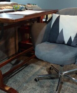 Studio Designs Vintage Drafting Table - Antique Design Solid Wood Drafting Table with Built-In Pencil Groove and Pencil Ledge - Angle Adjustable Work Surface Rustic Oak 42" 76 81Lqh8pFEL