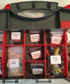 ProTechTrader Make: Electronics Component Pack 1 - Second Edition Kit Follows The Latest Make: Electronics 2nd ed Educational Book by Charles Platt Regular Pack 1 25 81LsHMlRVoL 1