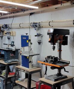 2 1/2" x 20' Clear PVC Dust Collection Hose For Use with Dust Collectors with 2-1/2" Ports. Ideal for Shop Vacuums 16 81Lt50zPjJL