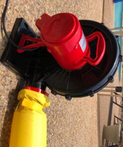 XPOWER BR-252A 1 HP Indoor/Outdoor Inflatable Blower Fan for Bounce Houses and Movie Screens, with Weather-Resistant Switch, Safety Certified Inflatable BR-252A 17 81LtR7myR L