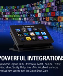 Elgato Stream Deck Classic - Live production controller with 15 customizable LCD keys and adjustable stand, trigger actions in OBS Studio, Streamlabs, Twitch, YouTube and more, works with PC/Mac 38 81Lwqx4thpL