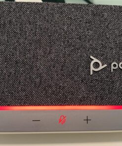 Poly Sync 20+ Personal Portable Bluetooth Smart Speakerphone (Plantronics) - USB-A UC Bluetooth Adapter - Connect Wirelessly to PC/Mac/Cell Phone - Works w/Teams, Zoom, & More - Amazon Exclusive 2021 Version (USB-A Only) Standard 32 81LxY59OSrL