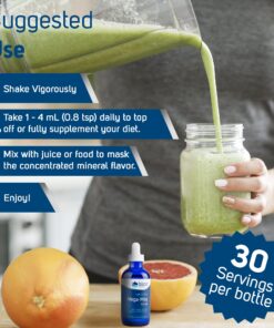 Trace Minerals | Mega-Mag 400 mg Liquid Magnesium Chloride | Supports Normal Body Functions | 30 Servings, 4 fl oz (1 Pack) 4 Fl Oz (Pack of 1) 17 81Lxe1ClGhL