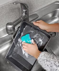 O-Cedar Scrunge Multi-Use (Pack of 6) Non-Scratch, Odor-Resistant All-Purpose Scrubbing Sponge Safely Cleans All Hard Surfaces in Kitchen and Bathroom, 6 Count (Pack of 1), Blue 6 Count (Pack of 1) 35 81M07WAMqZL