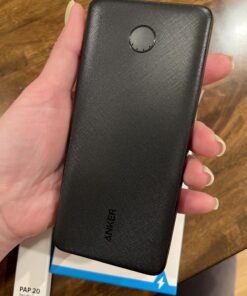 Anker Portable Charger, Power Bank, 10,000 mAh Battery Pack with PowerIQ Charging Technology and USB-C (Input Only) for iPhone 15/15 Plus/15 Pro/15 Pro Max, iPhone 14/13 Series, Samsung Galaxy Black 62 81M1I44xhKL