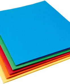 Amazon Basics Twin Pocket File Folders with Fasteners, 25-Pack, Letter, Assorted 11 81M1iARWpdL