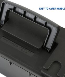Sheffield 12629 Field Box, Ammo Storage Can and Water Resistant Ammo Can, Bullet Case Designed for Pistol, Rifle, or Shotgun Ammo Storage, Stackable and Lockable Ammo Box, Made in The USA, Black 43 81M2xUpqxfL